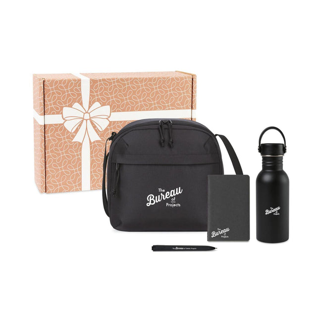 Moleskine First Day Gift Set with Lunch Cooler and Bottle Embroidery