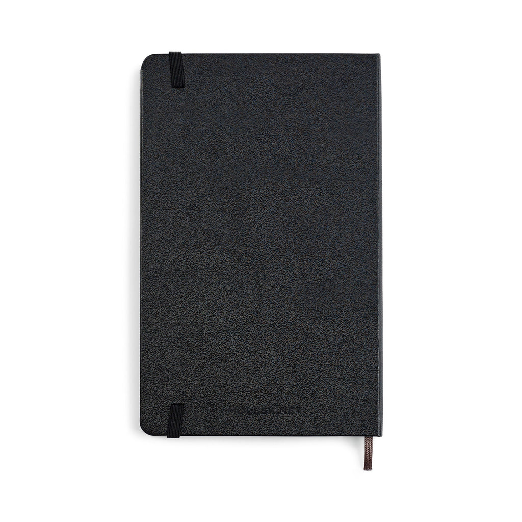 Moleskine Hard Cover Dotted Notebook, Large Full Color - Black - View 2