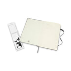 Moleskine Hard Cover Double Layout Notebook, Large - Black - View 4