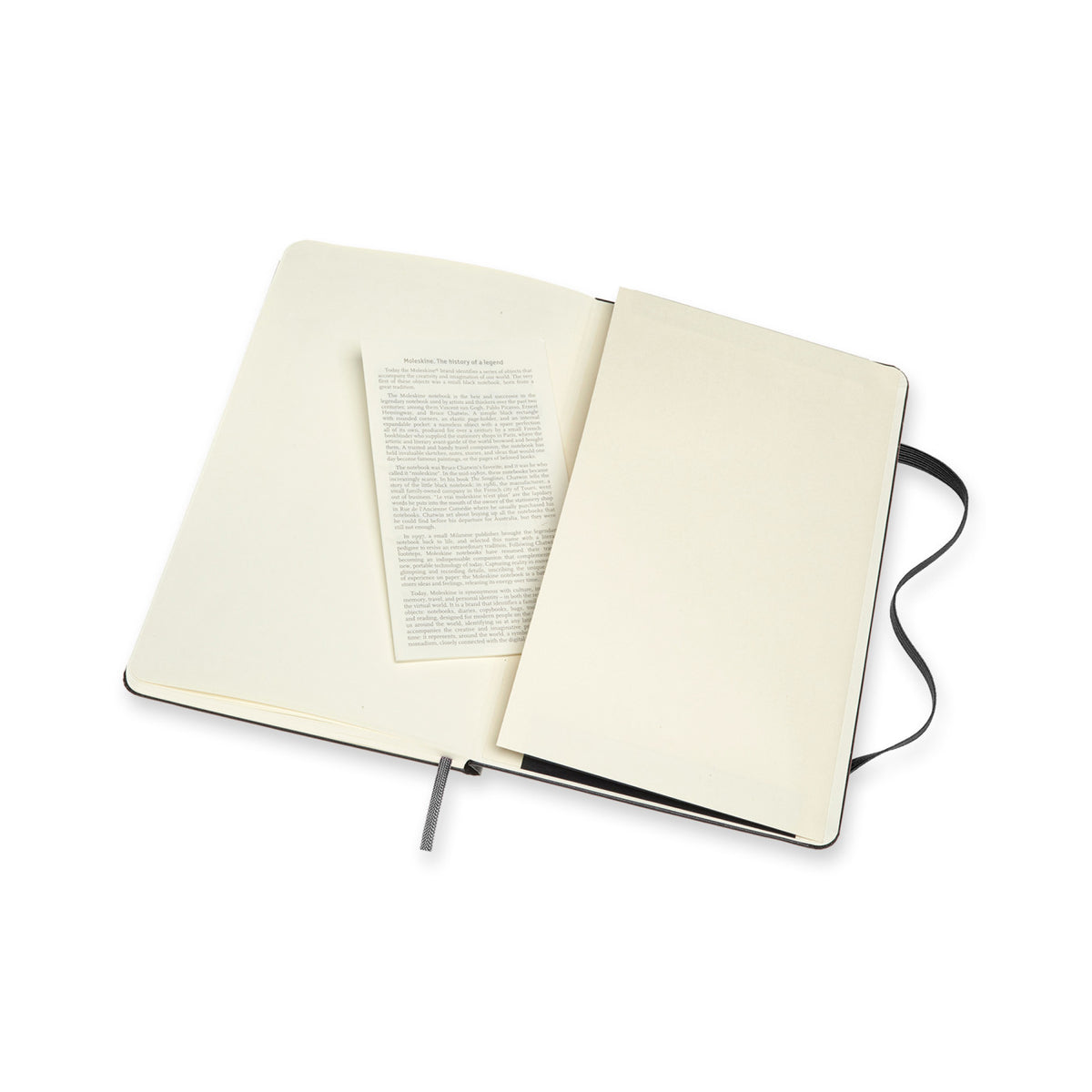 Moleskine Hard Cover Double Layout Notebook, Large - Black - View 6