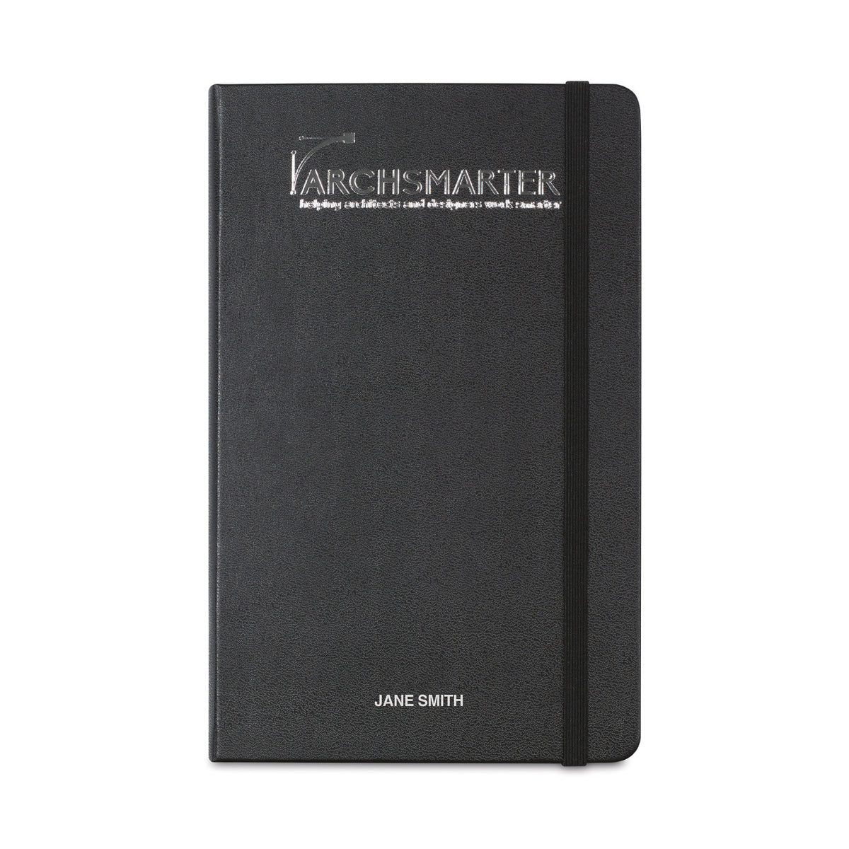 Moleskine Hard Cover Double Layout Notebook, Large Debossing - Black - View 2