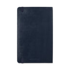Moleskine Hard Cover Double Layout Notebook, Large Debossing - Sapphire Blue - View 6