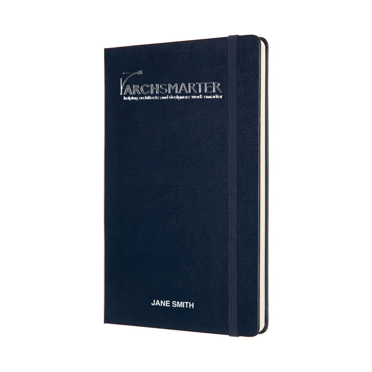 Moleskine Hard Cover Double Layout Notebook, Large - Sapphire Blue - View 3