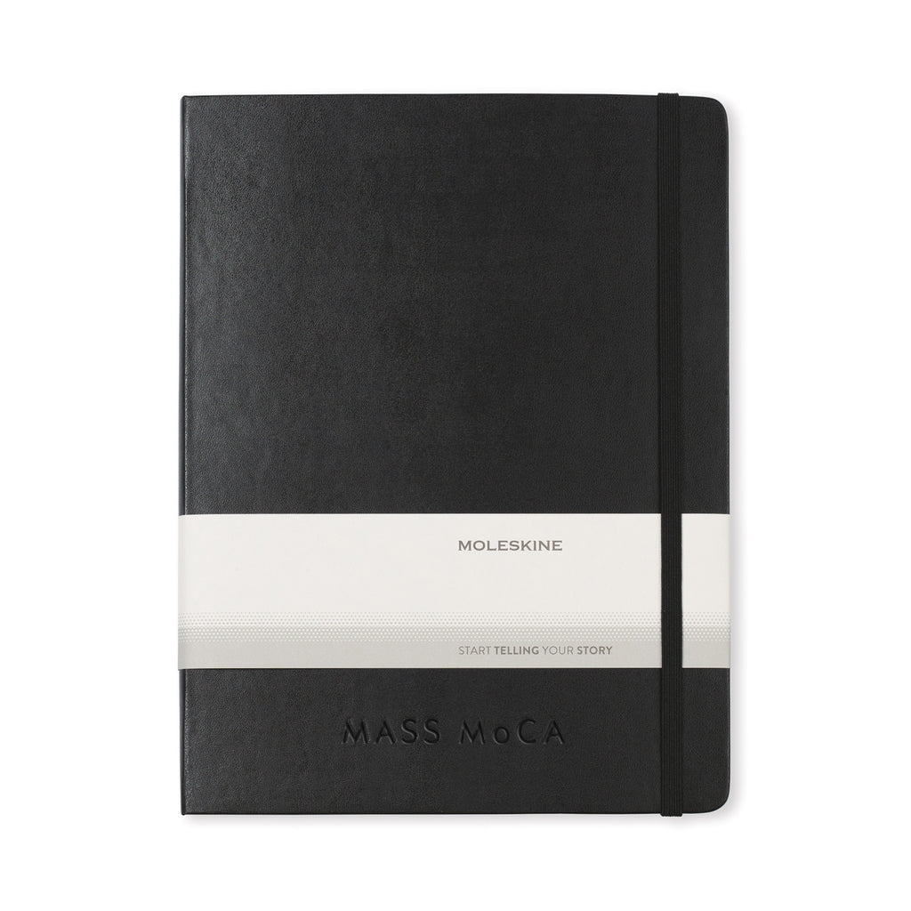 Moleskine Hard Cover Double Layout Notebook, X-Large Full Color - Black - View 1