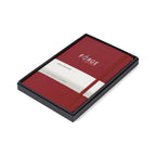 Moleskine Hard Cover Notebook in a Gift Box, Large Laser Engraving - Scarlet Red - View 1