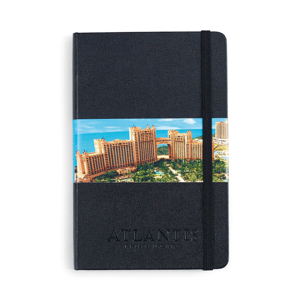 Moleskine Hard Cover Notebook in a Gift Box, Medium Debossing - Black - View 4