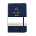 Moleskine Hard Cover Notebook in a Gift Box, Medium Debossing - Navy Blue - View 2