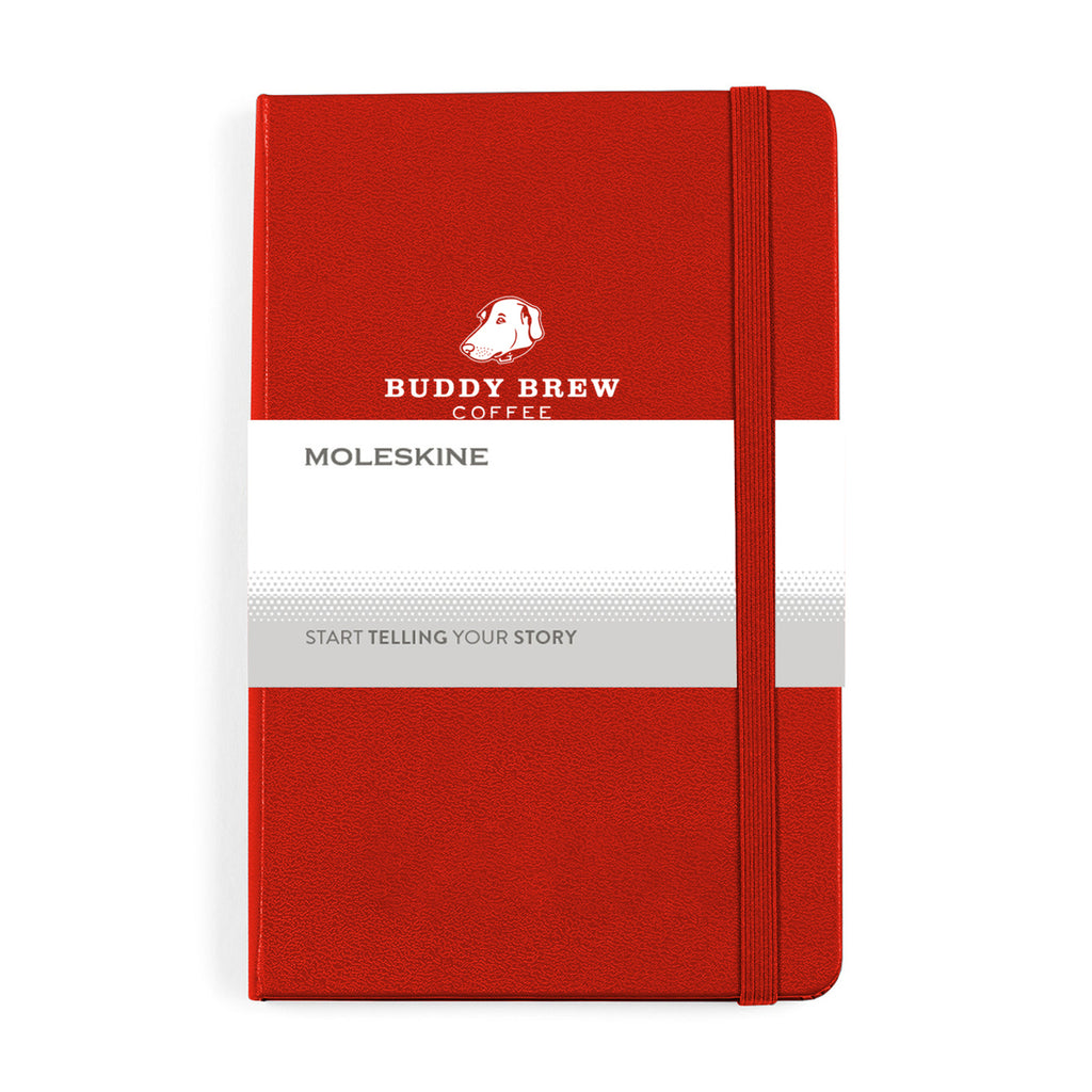 Moleskine Hard Cover Notebook in a Gift Box, Medium Debossing - Scarlet Red - View 2