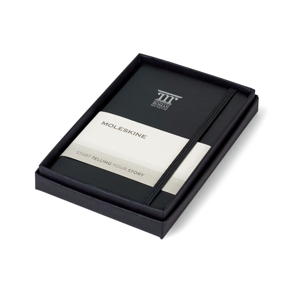 Moleskine Hard Cover Notebook in a Gift Box, Pocket Debossing - Black - View 1