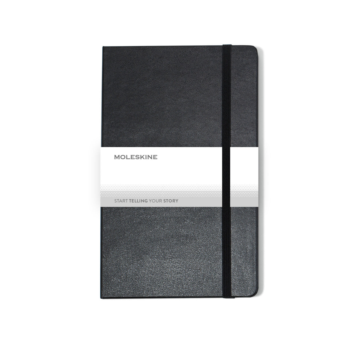 Moleskine Hard Cover Plain Notebook, Large - Black - View 5