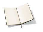 Moleskine Hard Cover Plain Notebook, Large Debossing - Black - View 2