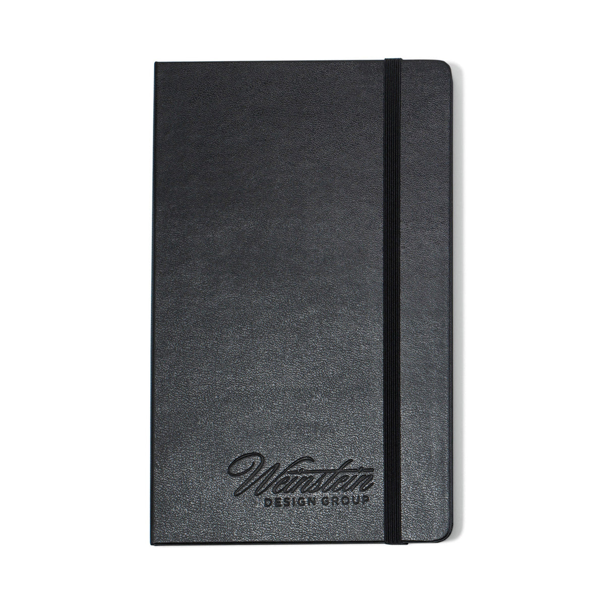 Moleskine Hard Cover Plain Notebook, Large Full Color - Black - View 1