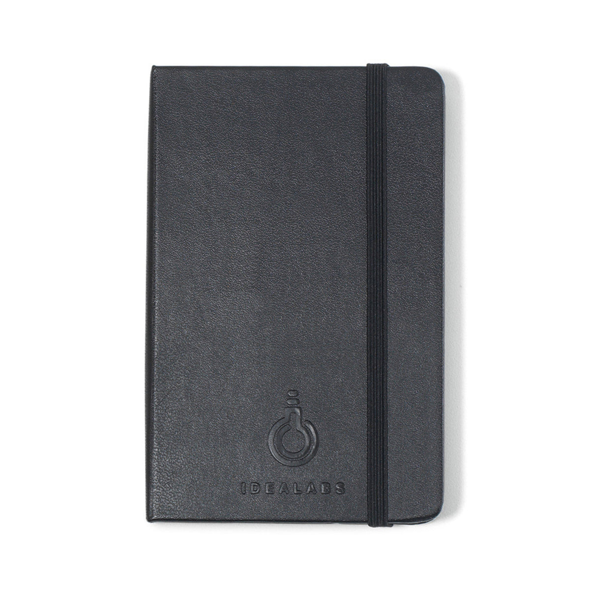 Moleskine Hard Cover Plain Notebook, Pocket Debossing - Black - View 1