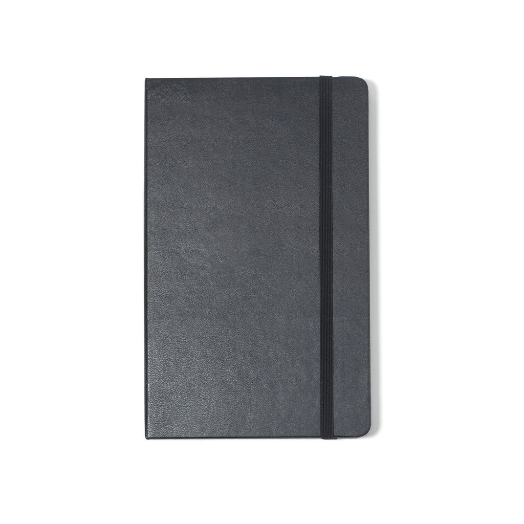 Moleskine Hard Cover Ruled Notebook, Large - Black - View 2