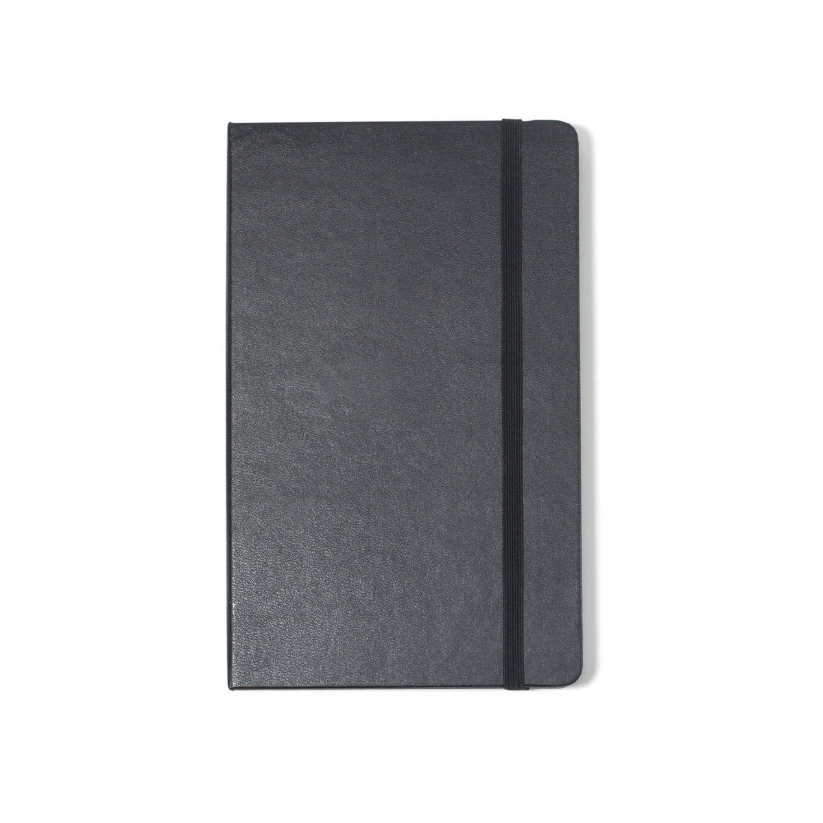 Moleskine Hard Cover Ruled Notebook, Large Debossing - Black - View 2