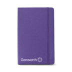 Moleskine Hard Cover Ruled Notebook, Large Debossing - Brilliant Violet - View 2