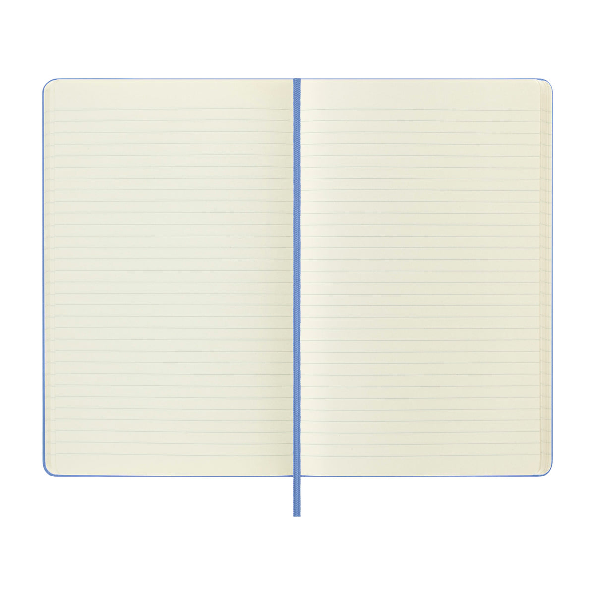 Moleskine Hard Cover Ruled Notebook, Large Debossing - Hydrangea Blue - View 4