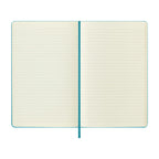 Moleskine Hard Cover Ruled Notebook, Large Debossing - Reef Blue - View 3