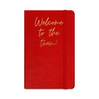 Moleskine Hard Cover Ruled Notebook, Large Debossing - Scarlet Red - View 1