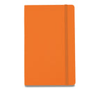 Moleskine Hard Cover Ruled Notebook, Large Debossing - True Orange - View 2