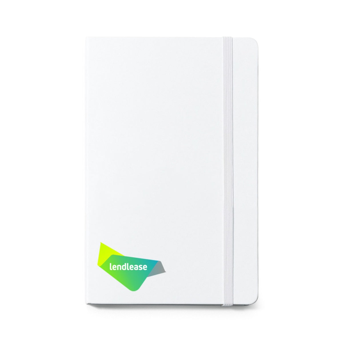 Moleskine Hard Cover Ruled Notebook, Large Debossing - White - View 1