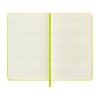 Moleskine Hard Cover Ruled Notebook, Large Full Color - Lemon Green - View 2