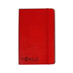 Moleskine Hard Cover Ruled Notebook, Large Full Color - Scarlet Red - View 2
