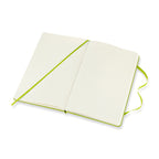 Moleskine Hard Cover Ruled Notebook, Large - Lemon Green - View 3