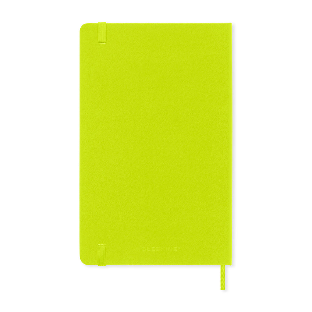 Moleskine Hard Cover Ruled Notebook, Large - Lemon Green - View 5