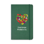 Moleskine Hard Cover Ruled Notebook, Large - Myrtle Green - View 1
