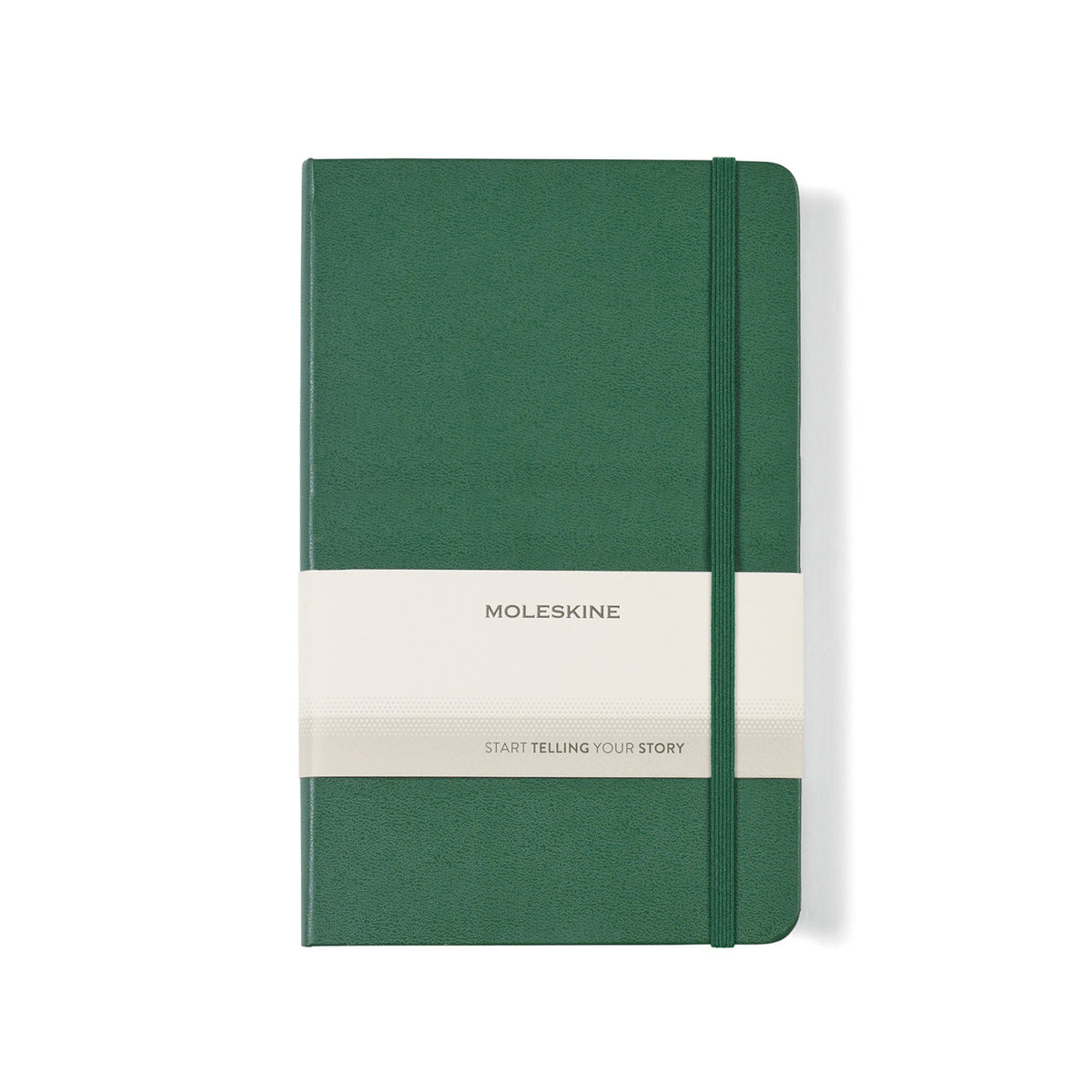 Moleskine Hard Cover Ruled Notebook, Large - Myrtle Green - View 2