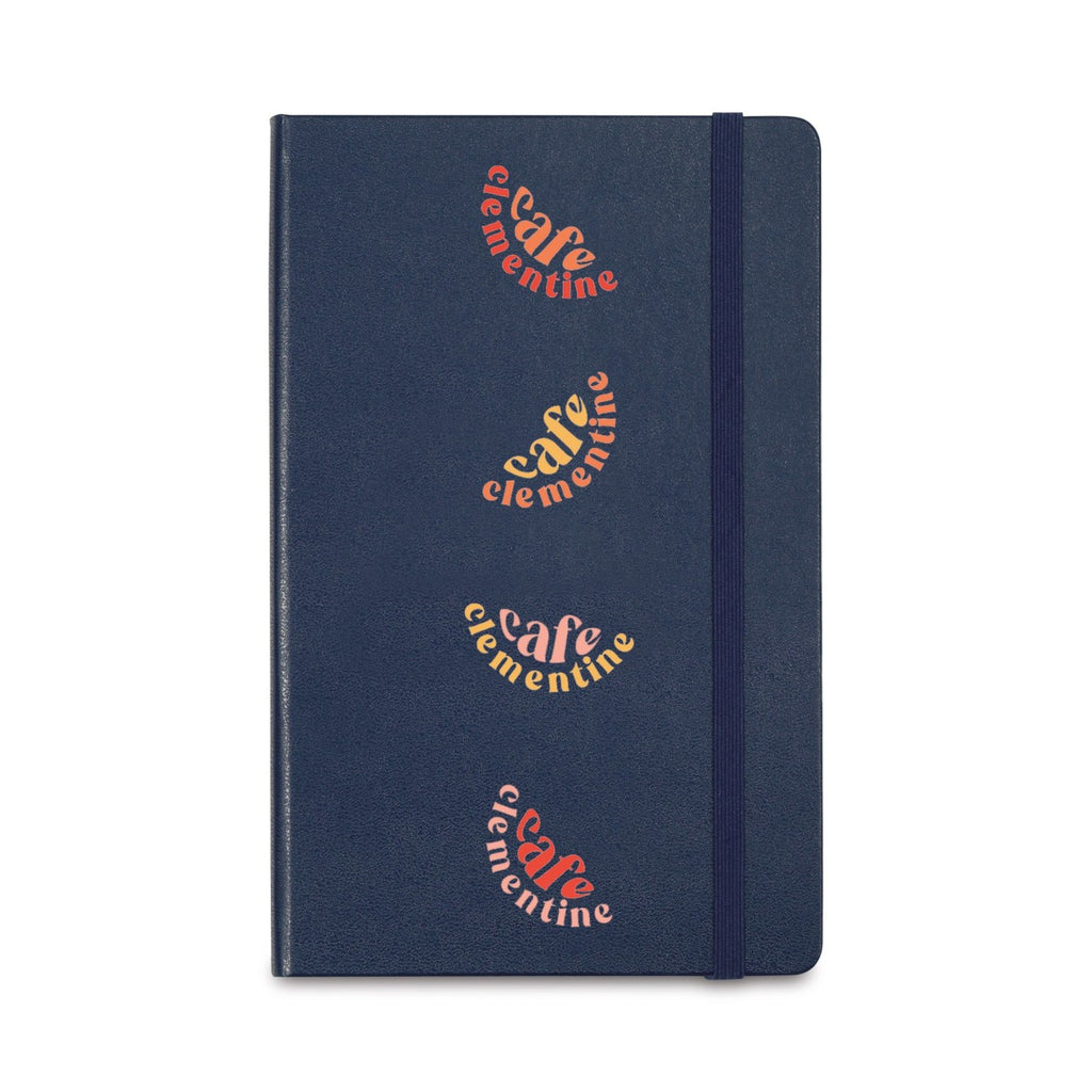 Moleskine Hard Cover Ruled Notebook, Large - Navy Blue - View 1