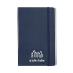 Moleskine Hard Cover Ruled Notebook, Large - Navy Blue - View 2