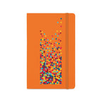 Moleskine Hard Cover Ruled Notebook, Large - True Orange - View 1
