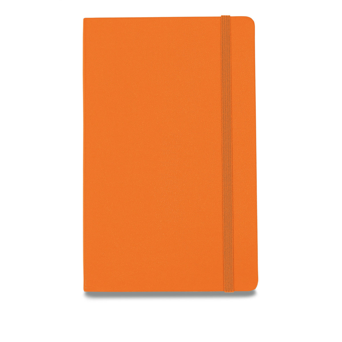 Moleskine Hard Cover Ruled Notebook, Large - True Orange - View 2