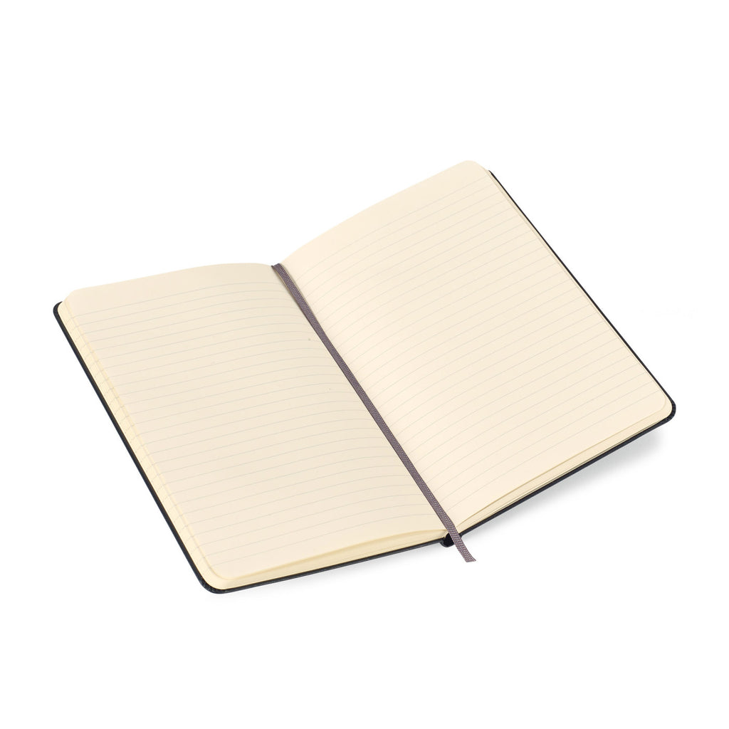 Moleskine Hard Cover Ruled Notebook, Medium - Black - View 5