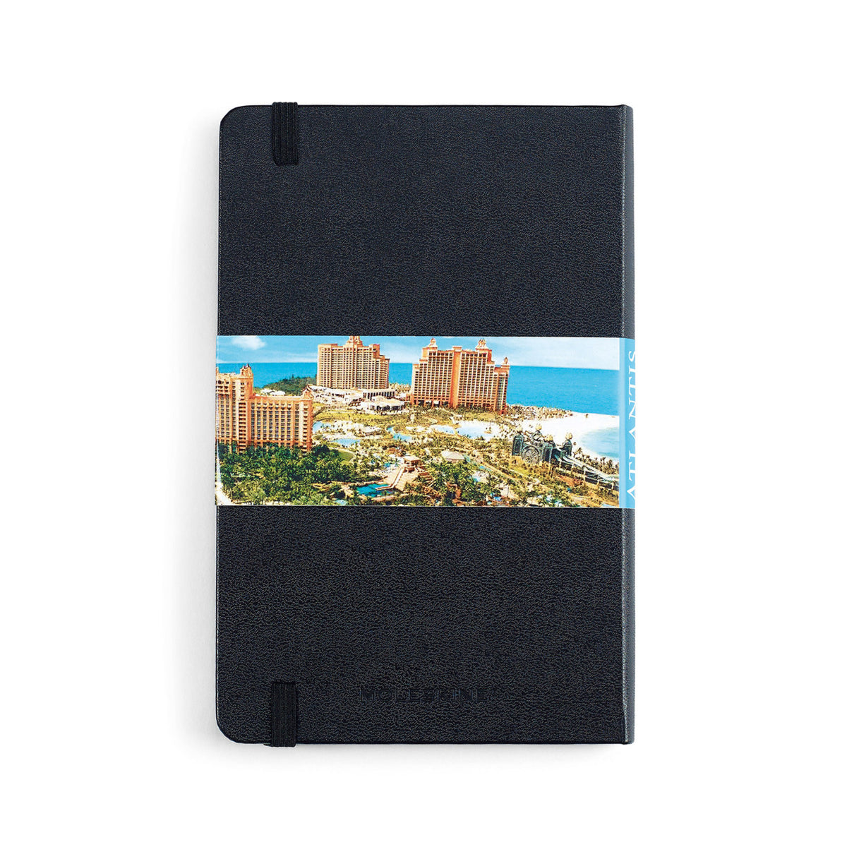 Moleskine Hard Cover Ruled Notebook, Medium Debossing - Black - View 3