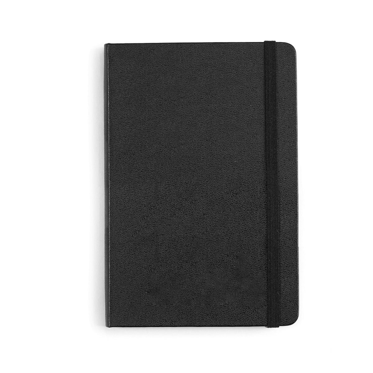 Moleskine Hard Cover Ruled Notebook, Medium Debossing - Black - View 4