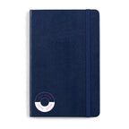 Moleskine Hard Cover Ruled Notebook, Medium Debossing - Navy Blue - View 1