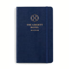 Moleskine Hard Cover Ruled Notebook, Medium Debossing - Navy Blue - View 3