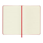 Moleskine Hard Cover Ruled Notebook, Medium Debossing - Scarlet Red - View 6