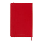 Moleskine Hard Cover Ruled Notebook, Medium Debossing - Scarlet Red - View 8