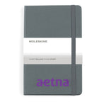 Moleskine Hard Cover Ruled Notebook, Medium Debossing - Slate Grey - View 2