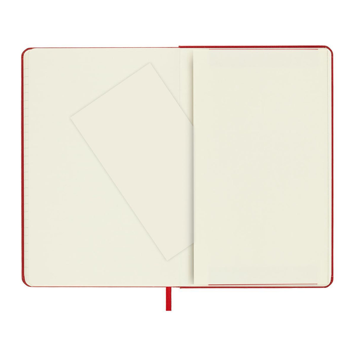 Moleskine Hard Cover Ruled Notebook, Medium Full Color - Scarlet Red - View 3