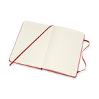 Moleskine Hard Cover Ruled Notebook, Medium Full Color - Scarlet Red - View 4