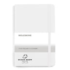 Moleskine Hard Cover Ruled Notebook, Medium Full Color - White - View 2