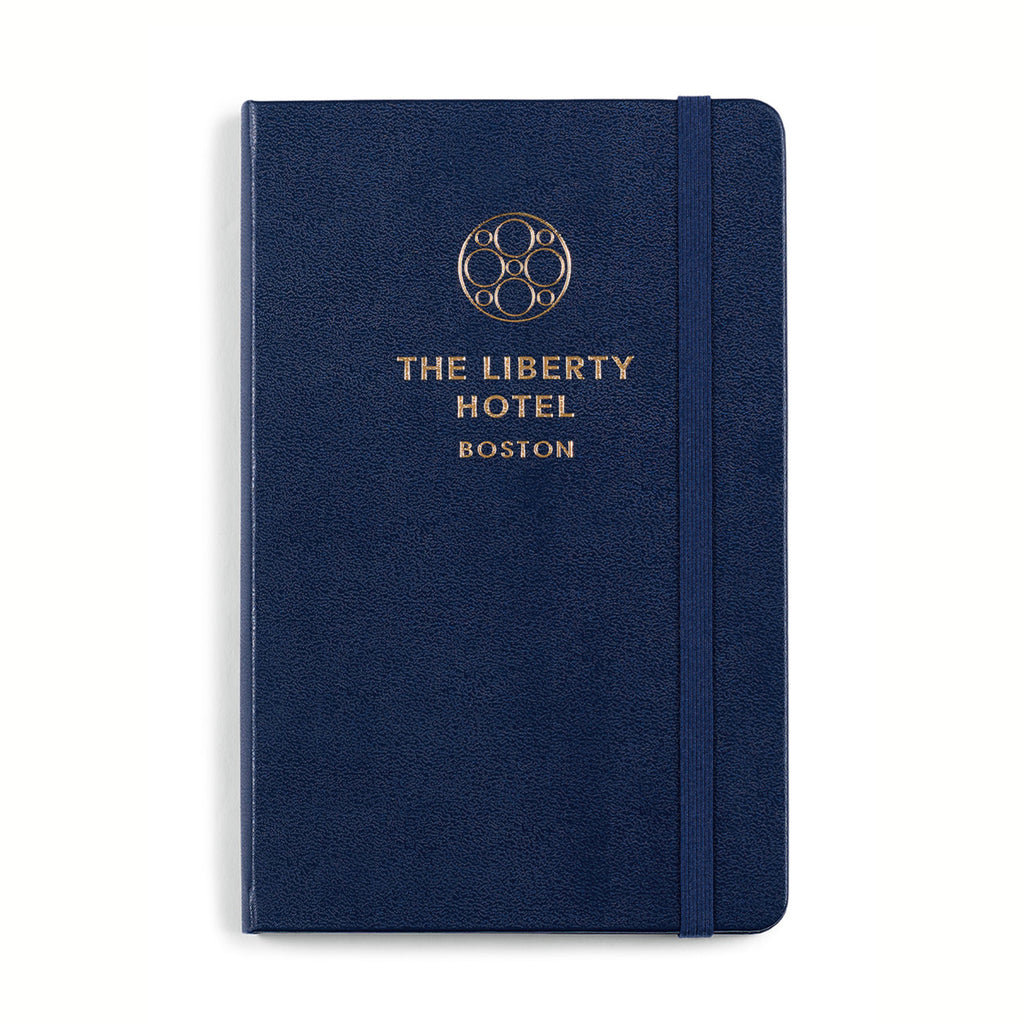 Moleskine Hard Cover Ruled Notebook, Medium - Navy Blue - View 3