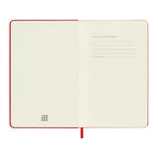 Moleskine Hard Cover Ruled Notebook, Medium - Scarlet Red - View 5
