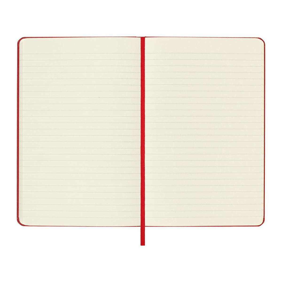 Moleskine Hard Cover Ruled Notebook, Medium - Scarlet Red - View 6