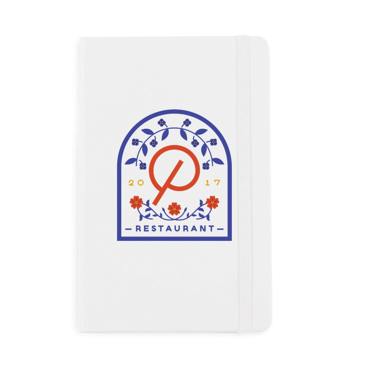 Moleskine Hard Cover Ruled Notebook, Medium - White - View 1